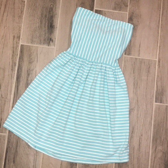 Ocean Drive Dresses & Skirts - Strapless Stripe mini dress w/bow back & cut out